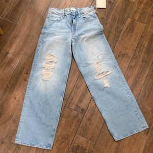 MOTHER Light Blue Denim Jeans